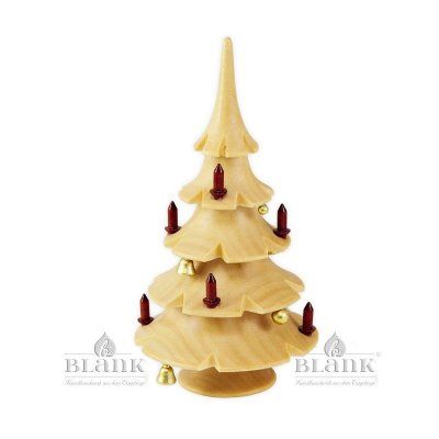 Blank exclusiv Edition - Weihnachtsbaum mit Glöckchen natur