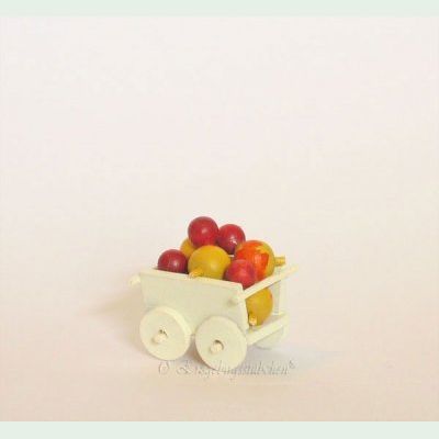 Flade Handwagen mit Äpfeln