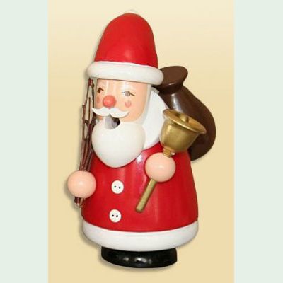 .Räuchermann Weihnachtsmann mit Glocke, klein