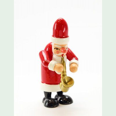 Weihnachtsmann, Musiker mit Saxophon