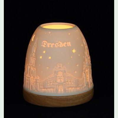 Porzellan - Windlicht, Leuchtglas Mini Iglu Dresden