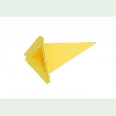 Einzelzacke für Herrnhuter Aussenstern A4 -<b>Dreieck</b>- gelb