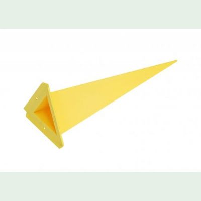 Einzelzacke für Herrnhuter Aussenstern A7 -<b>Dreieck</b>- gelb