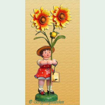 Hubrig Blumenmädchen mit Kokardenblume