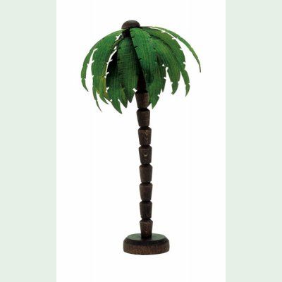 Ulmik Krippefiguren - Palme gebeizt 16, 16 cm