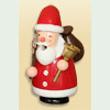 .Räuchermann Weihnachtsmann mit Glocke, klein