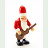 Weihnachtsmann, Musiker mit Gitarre