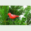 Christbaumkugeln rot, Ochsenblut <b>Vögel</b> mit Tropfenmuster