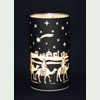 Windlicht, Leuchtglas Twinkle Motiv Christi Geburt mittelgross <b><i>LED</i></b>-Bild 1