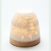 Porzellan - Windlicht, Leuchtglas Mini Iglu Leuchtturm / Schafe-Bild 2
