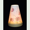 Porzellan - Windlicht, Leuchtglas, Kerzenhalter Vintage Motiv Schmetterlinge-Bild 2