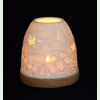 Porzellan - Windlicht, Leuchtglas Mini Iglu Schmetterlinge-Bild 1