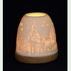Porzellan - Windlicht, Leuchtglas Mini Iglu Dresden-Bild 1