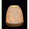 Porzellan - Windlicht, Leuchtglas Mini Iglu Eichhörnchen-Bild 2