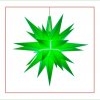 Herrnhuter Stern, Einzelstern Kunststoff <b>A1e - 13 cm</b> grün <b>