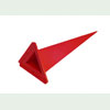 Einzelzacke für Herrnhuter Aussenstern A13 - Dreieck-  rot