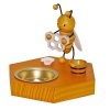 Biene mit Honigwabe für Teelicht