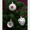 1400 - Christbaumkugeln, Ornamente bunt 6 teilig