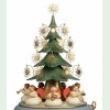 Wendt und Kühn Spieldose - Weihnachstbaum mit goldenen Sternen und Engeln <i>Stille Nacht</i>-Bild 1