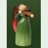 Wendt und Kühn Engel mit Violine reich bemalt grün, 8,5 cm